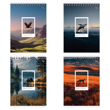 Блокнот А5 80л. на гребне BG 