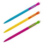 Карандаш механический OfficeSpace 0,5мм, с ластиком, ассорти