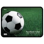 Папка с ручками А4 Först "Мяч на траве", пластик, на молнии, 70 мм.