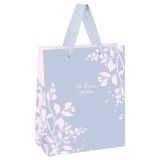 Пакет подарочный 18*23*10см MESHU "Pink twigs", матовая ламинация