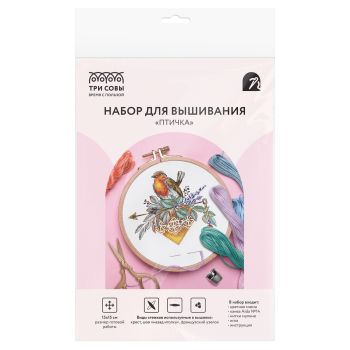 Набор для вышивания крестиком ТРИ СОВЫ 