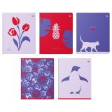 Тетрадь 80л., А5, линия BG "Ссылка", эконом