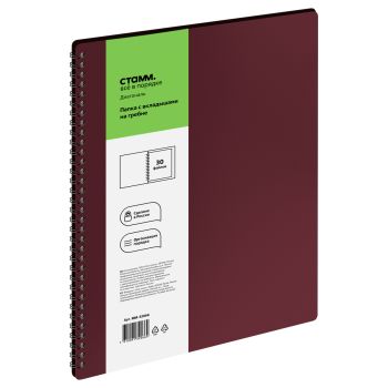 Папка с 30 вкладышами на гребне СТАММ 