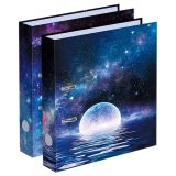 Набор папок-регистраторов 2шт., СТАММ "Космос", 50мм.