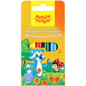 Карандаши цветные Мульти-Пульти 