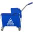 Тележка уборочная-ведро OfficeClean Professional, 2 секции, 20л, прямоугол., механич. отжим, синяя