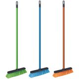 Щетка для уборки Azur с черенком 110см, ширина 31см, щетина 7см, пластик, ассорти
