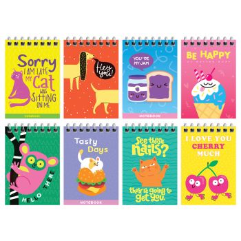 Блокнот А7 40л. на гребне BG 