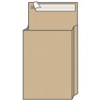 Пакет почтовый UltraPac, 300*400*40мм, коричневый крафт, отр. лента, 120г/м2