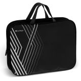 Папка текстильная с ручками 1 отделение, А4 Berlingo "Basic white", 350*265*75мм, текстиль, на молнии