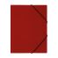 Папка на резинке СТАММ А4, 500мкм, пластик, красная