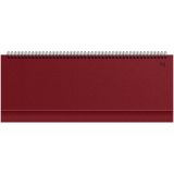 Планинг недатированный, 56л., 330*130мм, балакрон, BG "Ариан", бордовый
