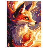 Картина по номерам на картоне ТРИ СОВЫ "Лиса", 30*40, с акриловыми красками и кистями