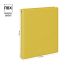 Тетрадь на кольцах А5, 80л., BG, обл. ПВХ, желтый