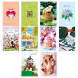 Набор открыток Арт и Дизайн  "Ассорти №16" 121*183мм, 10 дизайнов