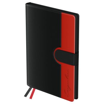 Ежедневник недатированный, А5, 136л., твердый переплет, кожзам, BG 