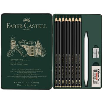 Набор карандашей ч/г матовых Faber-Castell 