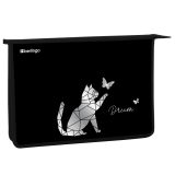 Папка для тетрадей 1 отделение, А4 Berlingo "Dream", 340*245*40 мм, пластик, на молнии