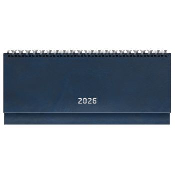 Планинг датированный 2026г., 64л., 285*100, бумвинил, BG, синий