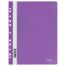 Папка-скоросшиватель пластик. перф. СТАММ А4, 180мкм, фиолетовая с прозр. верхом