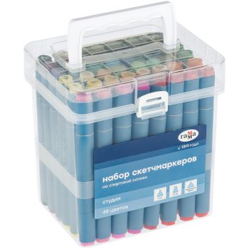 Набор двусторонних маркеров для скетчинга Гамма 