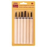 Набор резцов по дереву "Сонет", в блистере, 6 шт.