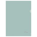 Папка-уголок СТАММ "Акцент" А4, 180мкм, пластик, непрозрачная, эвкалиптовая