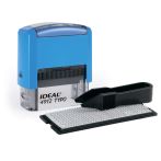 Штамп самонаборный Ideal, 4стр., 1 касса, пластик, 47*18мм, блистер (125427)