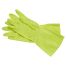 Перчатки резиновые York с экстрактом Алоэ, с хлопковым напылением, разм. M