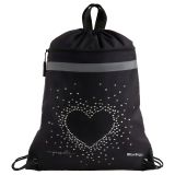 Мешок для обуви 1 отделение Berlingo "Golden Glow", 360*460мм, вентиляционная сеточка , светоотражающая лента, карман на молнии