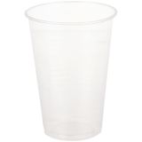 Стаканы одноразовые OfficeClean 200мл, набор 3000шт.(30уп. по 100шт.), бюджет, ПП, прозрач, хол/гор