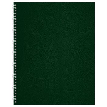 Тетрадь 96л., А5, клетка на гребне BG, бумвинил, зеленый