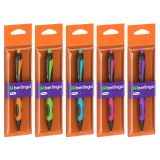 Ручка шариковая автоматическая Berlingo "Color Zone" синяя, 0,7мм, корпус ассорти, пакет с европодвесом