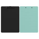 Планшет с зажимом Berlingo "Instinct" А4, пластик (полифом), мятный/черный