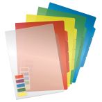 Папка-уголок СТАММ А4, 150мкм, 3 отделения, ассорти