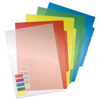 Папка-уголок СТАММ А4, 150мкм, 3 отделения, ассорти