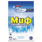 Порошок для машинной стирки Миф Аквапудра Морозная Свежесть, 400г