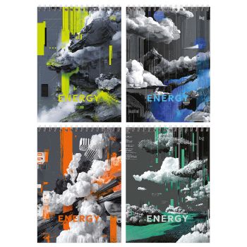 Блокнот А5 80л. на гребне BG 