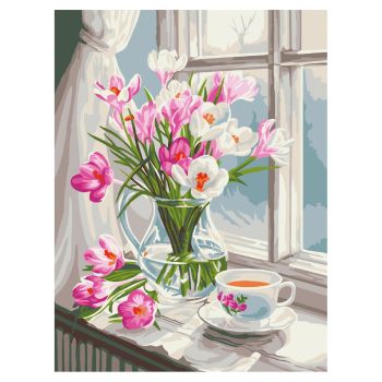 Картина по номерам на картоне ТРИ СОВЫ 