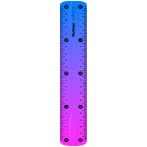 Линейка 20см Berlingo "Radiance", пластиковая, гибкая, розовый/голубой градиент, европодвес