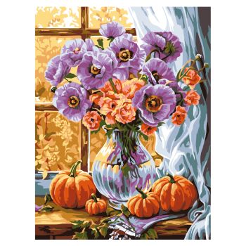 Картина по номерам на картоне ТРИ СОВЫ 