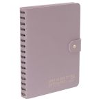 Ежедневник недатированный, А5, 136л., мягкий переплет, экокожа, BG "Embrace. Amethyst", фиолетовый, на гребне