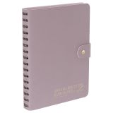 Ежедневник недатированный, А5, 136л., мягкий переплет, экокожа, BG "Embrace. Amethyst", фиолетовый, на гребне