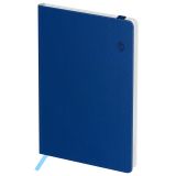 Записная книжка А6 80л. ЛАЙТ, кожзам, Greenwich Line "Classic. Blue", с резинкой, фактурное тиснение, блок в клетку