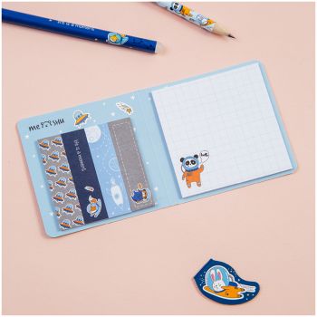 Флажки-закладки и самоклеящиеся блоки в наборе MESHU 