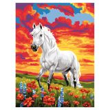 Картина по номерам на картоне ТРИ СОВЫ "Дух свободы", 30*40, с акриловыми красками и кистями