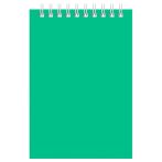 Блокнот А6 60л. на гребне BG "Для конференций", зеленый