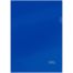 Папка-уголок СТАММ А4, 180мкм, пластик, непрозрачная, синяя