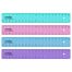 Линейка 20см СТАММ, пластиковая, 2 шкалы, непрозрачная, пастельные цвета, ассорти, европодвес