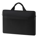 Сумка для ноутбука 17,3" Först "Basic Black", полиэстер, черный, мягкий подклад, внешнее отделение